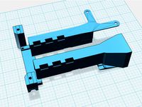 Kossel feet, trigorilla holder & stepper driver tunnel v2 by Yakandu