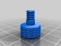 1/4" Knurled Camera Screw by Waverunner62