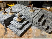 Fantasy Wargame Terrain - Temple/Dias Blocks by sablebadger