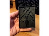 Mandalorian Plaque by BrieKalan2