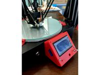 FLSun QQ RepRapDiscount Full Graphic Smart Controller frame by Av8er