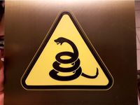 Watch For Rattlesnakes (Warning Sign) by b1sh0p