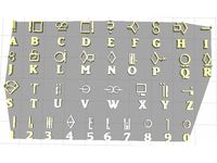 Kryptonian Alphabet and Numbers by GladstonesThingi