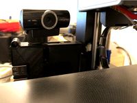 Creative Live! Cam Sync HD mount for 3,5 mm headphone jack by ChristophStr