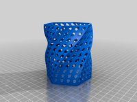 Shorter Hexagonal Pencil Holder by danielwdunn