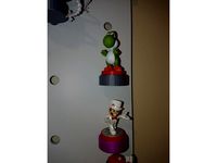 Amiibo stand for large pegboard. by ImpatientTurtle