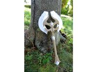 skyrim glass axe , 3d printable version for cosplay and props by RaffoSan