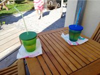 Cup Lid with  drinking straw hole by haempy