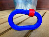 Locking carabiner by Qaz3D