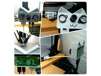 Raspberry Pi Zero case (Cat Cat) by wkkpatrick