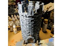 Fantasy Wargame Terrain - Modular Stone Tower by sablebadger