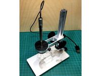 Digital USB Microscope Adapter for the Universal Adjustable Base by mafe72