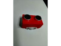 SR04 or Seed ultrasonic sensor to SG90 servo connector by Vlastimil3