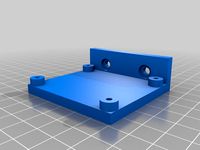 Almost No Frills 90 degree MOSFET mounting plate for 2020 extrusion by ej0rge