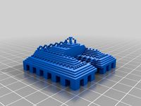 Minecraft Ocean Monument by Sidfis