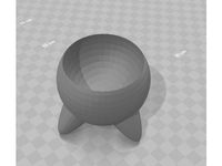 Simple footed planter by Telos954