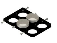 6 Well Plate for Round Glass Bottom Dish by Bram109