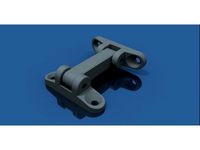 3 piece flush hinge for Ikea Lack enclosure by chrismofer