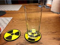 Stackable radiation coaster by Attica
