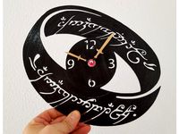 Reloj vinilo The Lord of the Rings by tresdlito