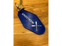 Retro Motel Keychain by JRBurns