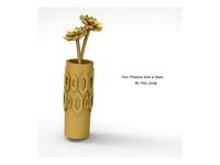 two flowers and a vase miniature by hyojung0320