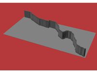 US Mexico border wall concept by alexdfox