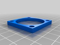Anet A6 easy magnetic extruder access 5x5x3 round magnets by Siper