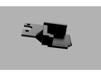 EZOut Breakway Filament Sensor Mount Bottom without Cable Clip for the Ender3, CR-10, CR-10S4/5 by TallDonkey