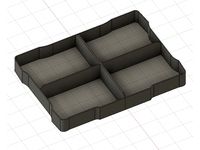 5x7 Iris Four Way Divider by hcker2000