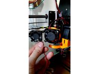 ANET A8: Bowden extruder kit - adapter for stock fan by Jinonatka