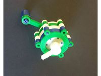 Planetary Gears (Stackable, 100% printable, snap together) by pcgear