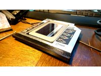 Acer E5-521G optical drive bay SSD cover by alcalinebattery