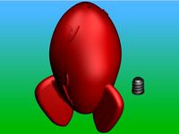 Pizza Planet Rocket Salt & Pepper Shaker by rkevinball_5591