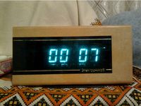 Soviet electronic clock "Electronica 6" replica by Gr0m