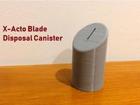 XActo Blade Disposal Canister by G_Mo