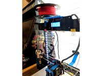Anet A8 Top Horizontal Spool Bracket/Mount by ShaneAPowell