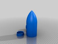 Falcon 9 Style Rocket Nosecone by AlexRyan8472