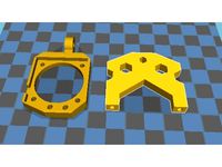 2 Piece Team Associated B6.1 & SC6.1 Fan Mount for Layback by AlexLNB7