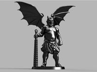 28mm Demon Prince Stand In w/ Wings by vogon_poetry