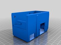 Prusa i3 Mk2S/Mk2.5 Power Supply holder with USB slot for KIS3R33S DC 7V-24V to 5V Buck Converter by jgrg1