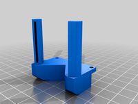 Anycubic Chiron Extruder Fan Duct (Front and Rear, Leveling Sensor Compatible) by aeon1228