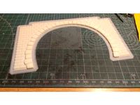 Dvoukolejný tunelový portál TT by Icek70