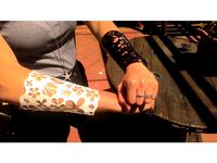 Long floral bracelet by T_Design