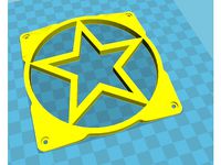 120mm star fan grill by damanbaird
