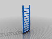 Bird cage ladder with screw holes by MattCudaj
