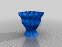 Twisty Vase/Cup Thing by 3dprintsolutions
