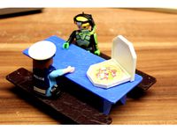 beer tent table [playfab 183002, playmobil compatible] by fabcam