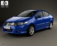 Honda City 20123d model