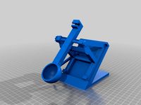 Functional tiny medieval catapult by Dougki